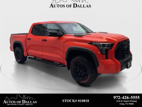 Orange 2022 Toyota Tundra Hybrid TRD Pro for sale in Irving, TX