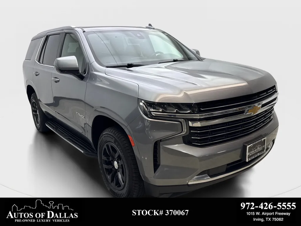 Gray 2021 Chevrolet Tahoe LT for sale in Irving, TX