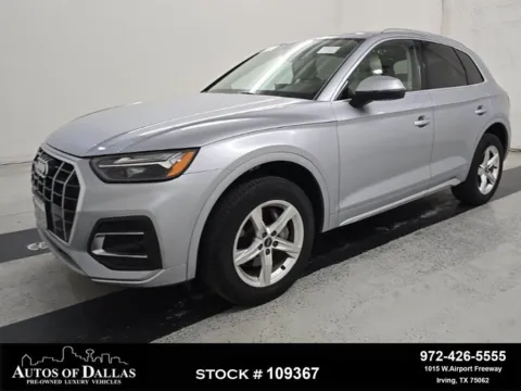 Silver 2023 Audi Q5 40 Premium for sale in Irving, TX
