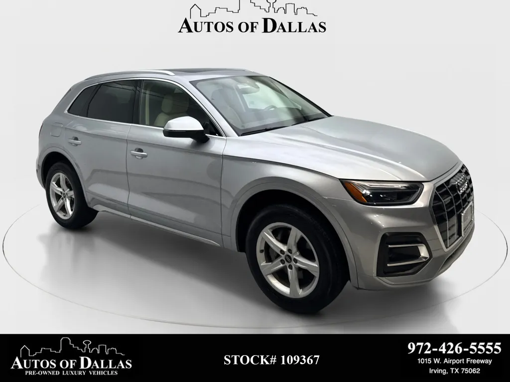 Silver 2023 Audi Q5 40 Premium for sale in Irving, TX