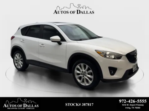 White 2014 Mazda CX-5 Grand Touring for sale in Irving, TX