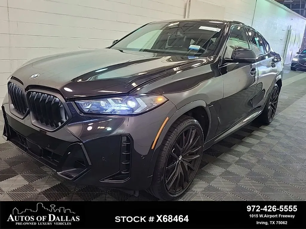 Black 2025 BMW X6 xDrive40i for sale in Irving, TX