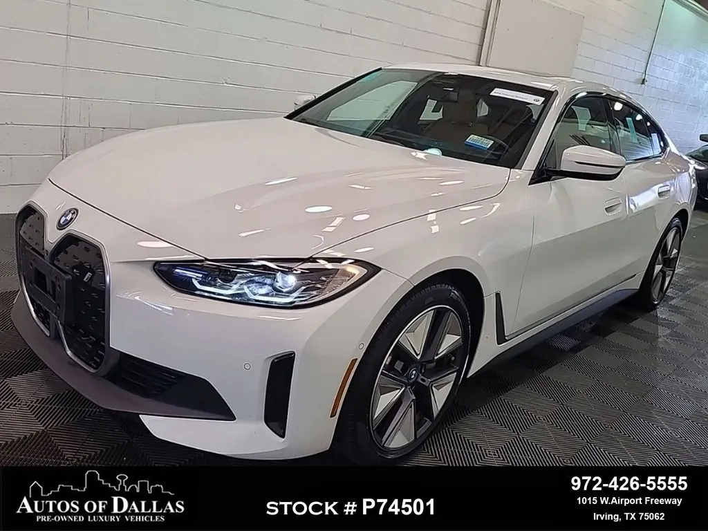 White 2023 BMW i4 eDrive35 for sale in Irving, TX