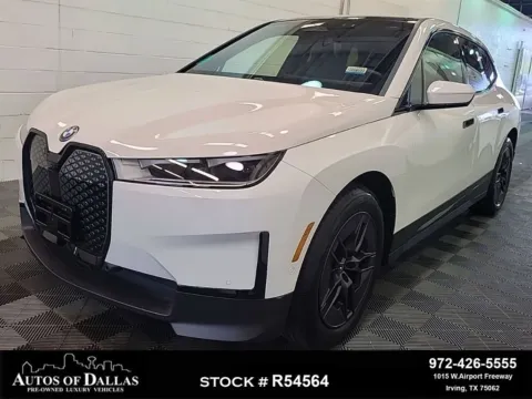 White 2024 BMW iX xDrive50 for sale in Irving, TX
