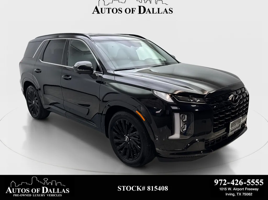 Black 2025 Hyundai Palisade Calligraphy Night Edition for sale in Irving, TX