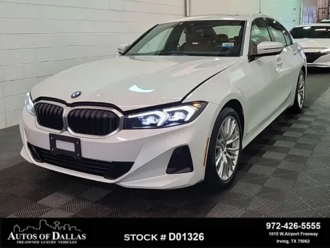 White 2023 BMW 3 Series 330i for sale in Irving, TX