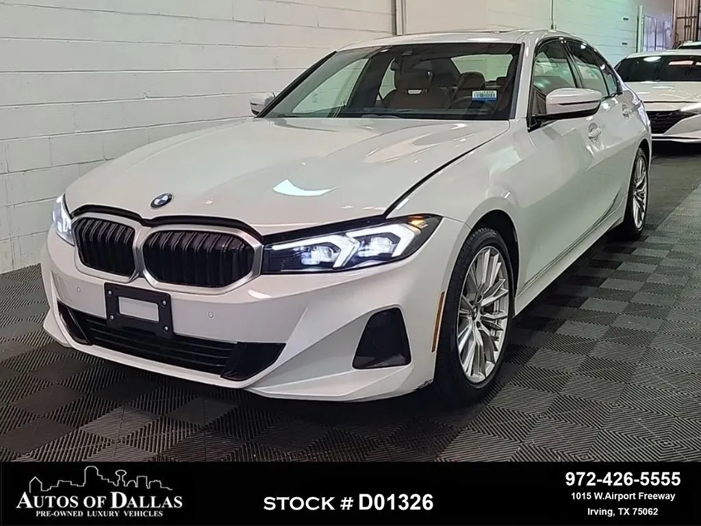 White 2023 BMW 3 Series 330i for sale in Irving, TX