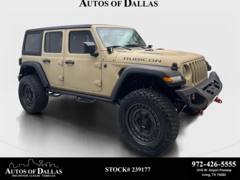 Black 2018 Jeep Wrangler Unlimited Rubicon for sale in Irving, TX