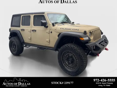 Black 2018 Jeep Wrangler Unlimited Rubicon for sale in Irving, TX