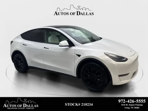 White 2021 Tesla Model Y Long Range for sale in Irving, TX