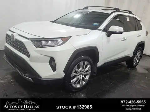White 2021 Toyota RAV4 Limited for sale in Irving, TX