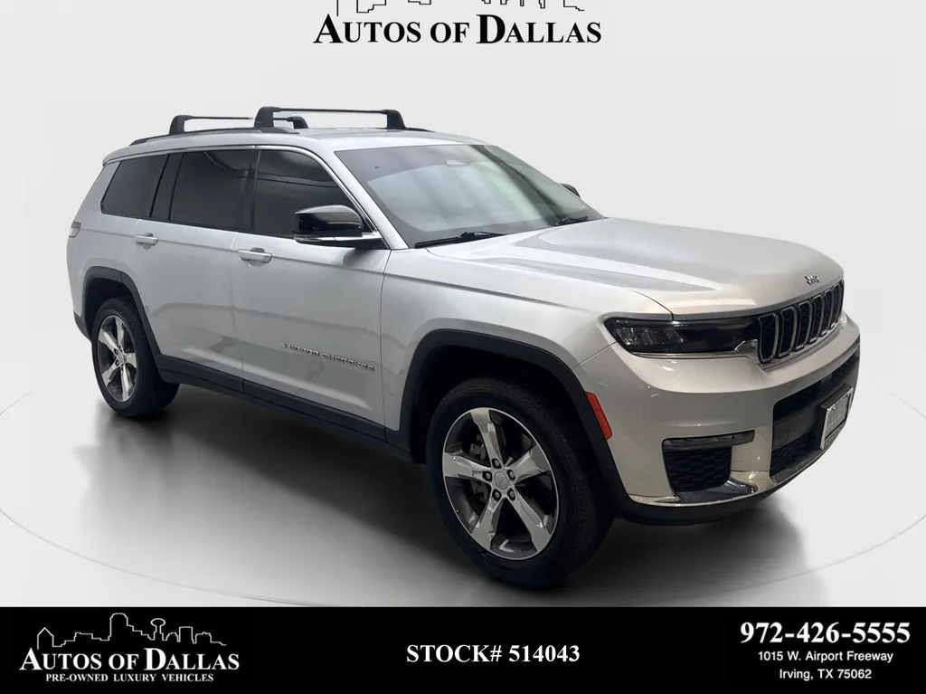 Silver 2022 Jeep Grand Cherokee L Limited for sale in Irving, TX