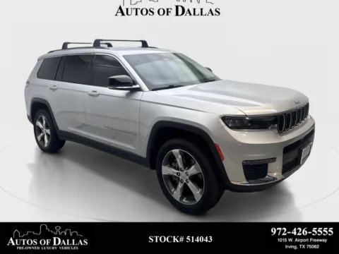 Silver 2022 Jeep Grand Cherokee L Limited for sale in Irving, TX