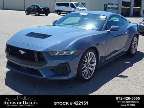 Blue 2024 Ford Mustang GT Premium for sale in Irving, TX