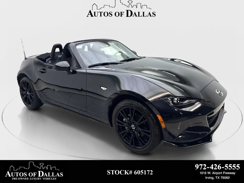 Black 2024 Mazda MX-5 Miata Club for sale in Irving, TX