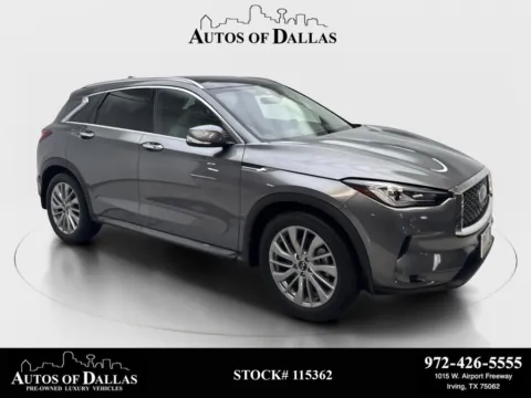 Gray 2023 INFINITI QX50 LUXE for sale in Irving, TX