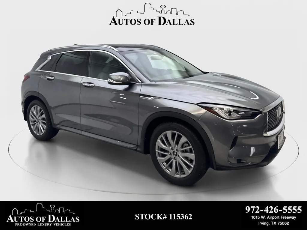 Gray 2023 INFINITI QX50 LUXE for sale in Irving, TX