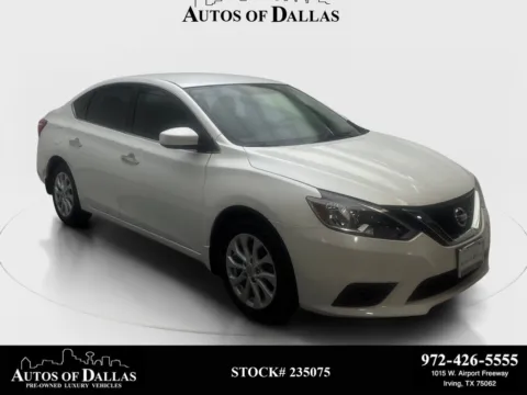 White 2018 Nissan Sentra SV for sale in Irving, TX