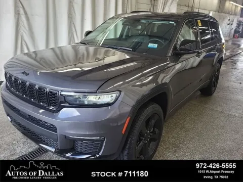 Gray 2023 Jeep Grand Cherokee L Limited for sale in Irving, TX