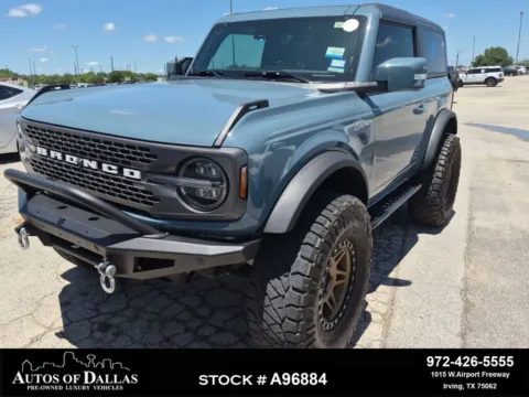 Blue 2022 Ford Bronco Outer Banks for sale in Irving, TX