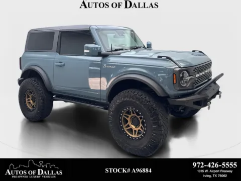 Blue 2022 Ford Bronco Outer Banks for sale in Irving, TX
