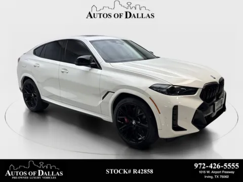 White 2024 BMW X6 M60i for sale in Irving, TX