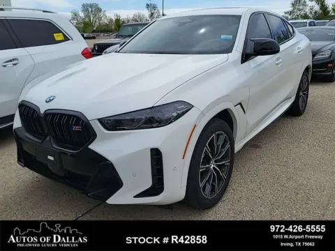 White 2024 BMW X6 M60i for sale in Irving, TX