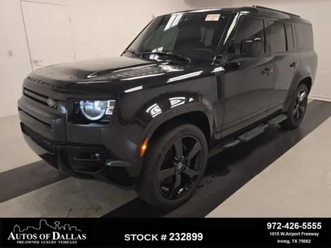Black 2023 Land Rover Defender 130 X-Dynamic SE for sale in Irving, TX