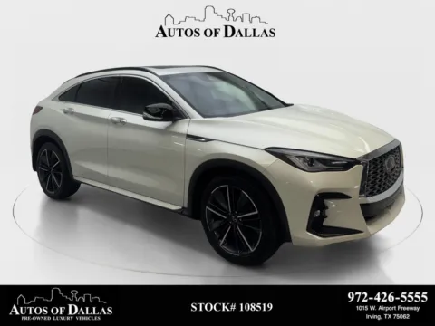 White 2023 INFINITI QX55 LUXE for sale in Irving, TX