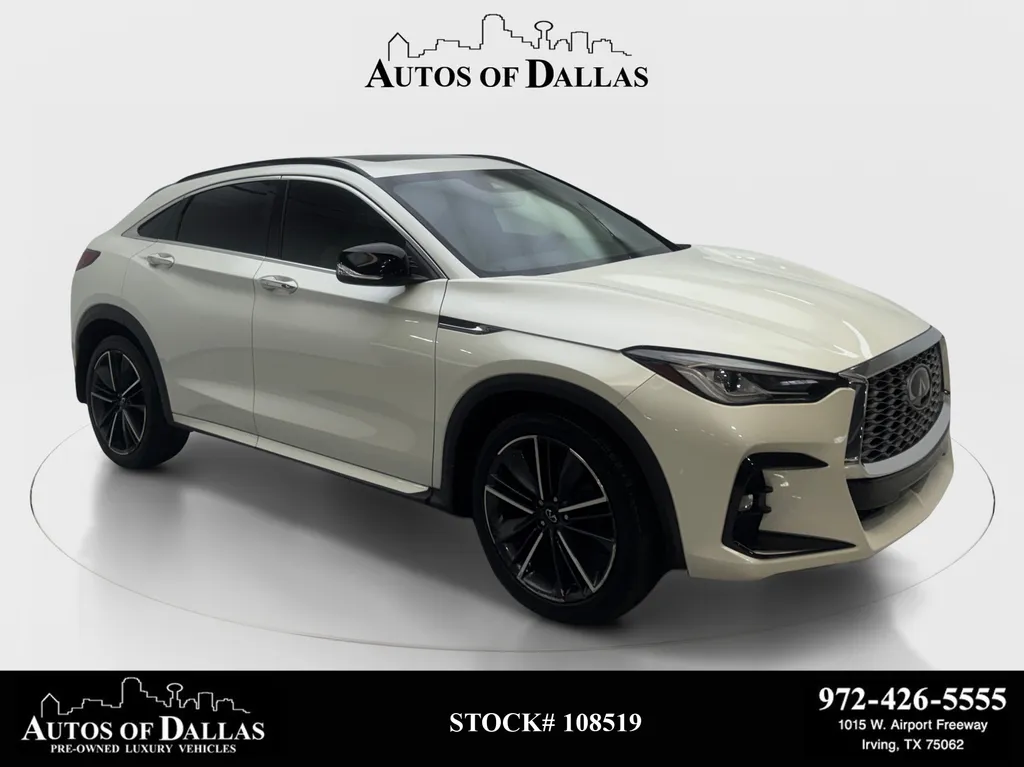 White 2023 INFINITI QX55 LUXE for sale in Irving, TX