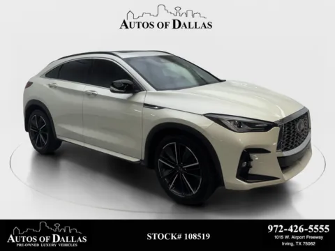 White 2023 INFINITI QX55 LUXE for sale in Irving, TX