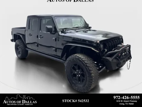 Photos of 2021 Jeep Gladiator Willys for sale in Irving, TX at Autos of Dallas - Irving