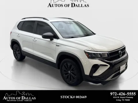 White 2022 Volkswagen Taos 1.5T S for sale in Irving, TX