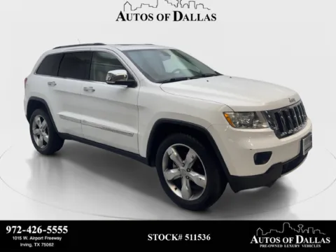 White 2013 Jeep Grand Cherokee Limited for sale in Irving, TX