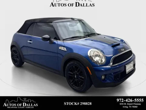 Blue 2015 MINI Cooper S for sale in Irving, TX