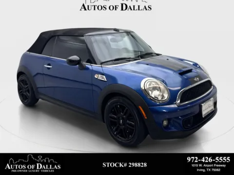 Blue 2015 MINI Cooper S for sale in Irving, TX