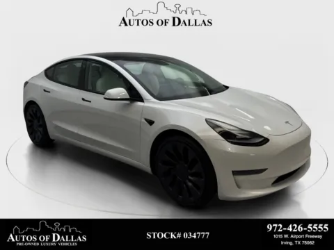 White 2021 Tesla Model 3 Performance for sale in Irving, TX