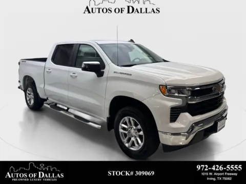 White 2023 Chevrolet Silverado 1500 LT for sale in Irving, TX