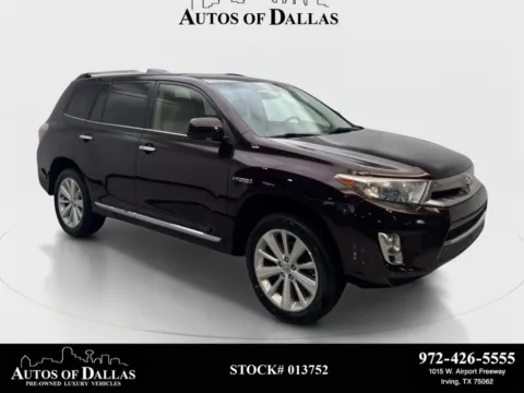 Red 2013 Toyota Highlander Hybrid Limited for sale in Irving, TX