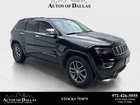 Black 2017 Jeep Grand Cherokee Limited for sale in Irving, TX