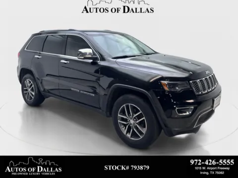 Black 2017 Jeep Grand Cherokee Limited for sale in Irving, TX