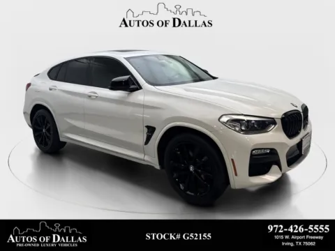 White 2019 BMW X4 xDrive30i for sale in Irving, TX