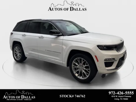 White 2022 Jeep Grand Cherokee Summit 4xe for sale in Irving, TX