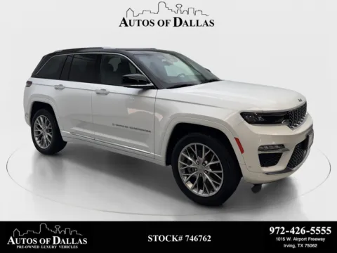 White 2022 Jeep Grand Cherokee Summit 4xe for sale in Irving, TX