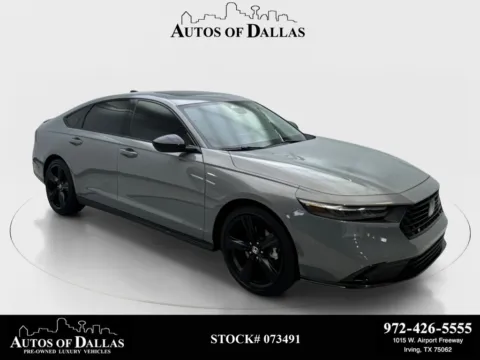 Gray 2025 Honda Accord Hybrid Sport-L for sale in Irving, TX
