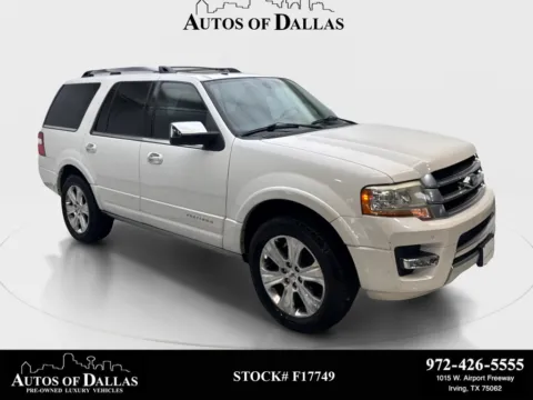 White 2015 Ford Expedition Platinum for sale in Irving, TX