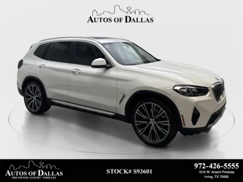 White 2023 BMW X3 sDrive30i for sale in Irving, TX
