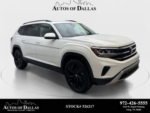 White 2023 Volkswagen Atlas 3.6L V6 SE w/Technology for sale in Irving, TX