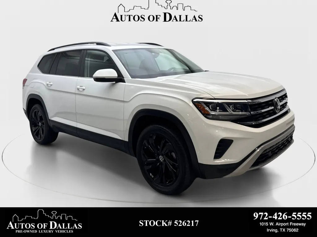 White 2023 Volkswagen Atlas 3.6L V6 SE w/Technology for sale in Irving, TX