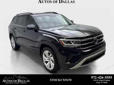 Black 2023 Volkswagen Atlas 2.0T SE w/Technology for sale in Irving, TX